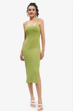 Solado Square Neck Backless Side Split Midi Dress 7 Solado Square Neck Backless Side Split Midi Dress -Solado Shop jpeg 07120c74 ee2d 42be a3d1 58218cec5339 1800x1800