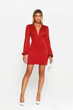 SOLADO Plunging Neck Puff Sleeve Ruched Mini Dress 9 SOLADO Plunging Neck Puff Sleeve Ruched Mini Dress -Solado Shop jpeg 4d20ffee 05b7 41f0 bcec b23aab57408a 1800x1800