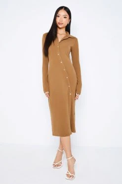 SOLADO Lapel Neck Button Front Split Hem Midi Dress 10 SOLADO Lapel Neck Button Front Split Hem Midi Dress -Solado Shop jpeg 82337b64 6e26 4605 952a 5bef37ee4b90 1800x1800