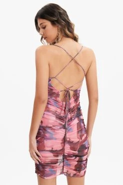 Alternative view of Solado Abstract Print Open Back Cami Mini Dress