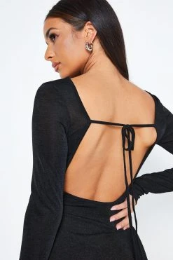 Solado Lurex Tie Detail Open Back Long Sleeve Mini Dress -Solado Shop jpeg ce11e911 cbab 4dd5 a78f 22611bbe2f5f 1800x1800