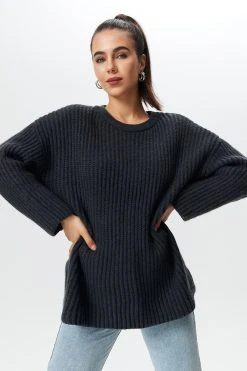 Solado Oversize Solid Rib-knit Sweater -Solado Shop jpeg df2762f5 1959 4676 8d25 f56ea4b65428 1800x1800