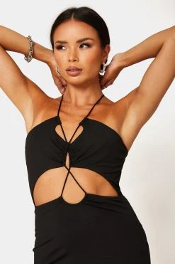 SOLADO Cut Out Halter Neck Cross Tie Backless Mini Dress -Solado Shop jpeg ee6ff4f1 af52 4e38 8966 8fb96fba4c34 1800x1800
